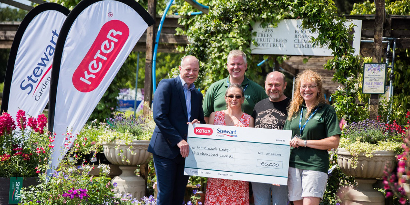 Stewart Garden announce winner of 'Win a £5,000 Garden Makeover' competition Stewart Garden announce winner of 'Win a £5,000 Garden Makeover' competition