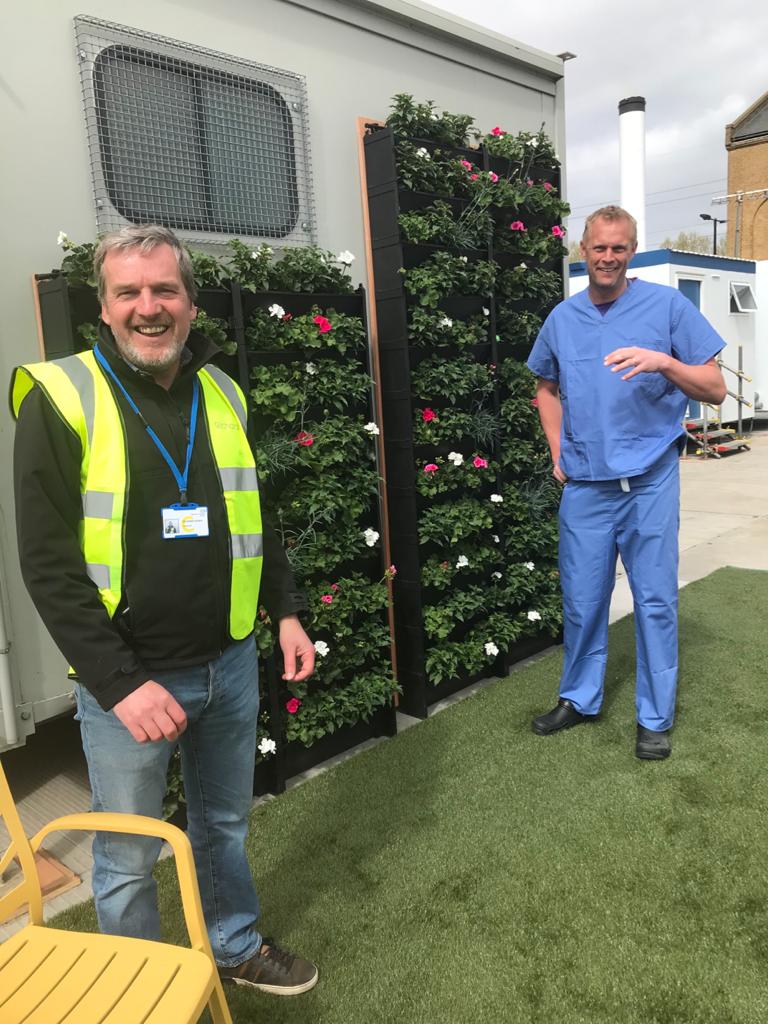 Plant donation to NHS Nightingale