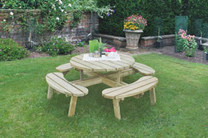 Circular Picnic Table