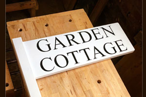 first impressions garden sign