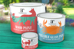 Thorndown garden design wood paint