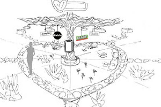 Evergreen Garden Care Sketch
