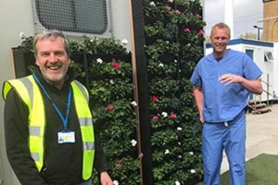 Plant donation to NHS Nightingale