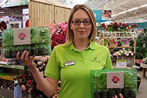 Sophie Lyall - Haskins Garden Centre employee