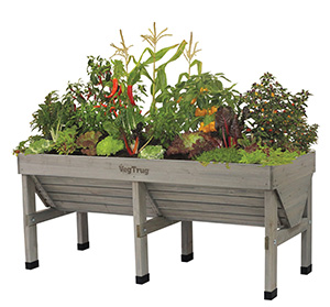 The VegTrug raised bed planter.