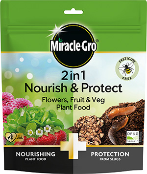 Miracle-gro Nourish Protect Plant food and slug protect 1kg