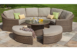 outdoor living dining set