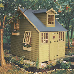 wooden playhouse b&q