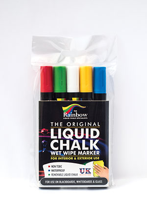 Rainbow Chalk Liquid Pens