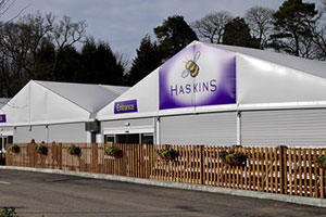 Haskins Garden Centre in Snowhill opens new temporary building as part of redevelopment plan