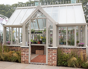 Victorian Terrace greenhouse exterior