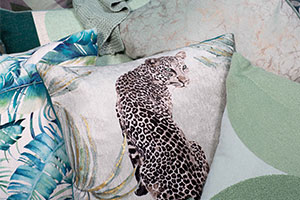 Malini soft furnishings design - leopard print