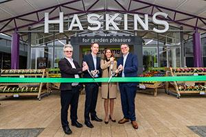 Grand re-opening of redeveloped Haskins garden centre