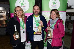 Kimberley, Matthew and Vicky at The Garden Re-Leaf Walk