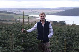 Christmas tree grower Charlie Hood
