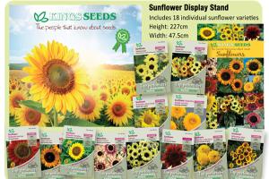 Kings Seeds 2025 season sunflower collection