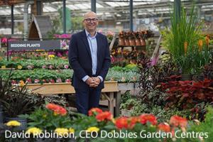 David Robinson, CEO, Dobbies Garden Centres, pictured inside a garden centre