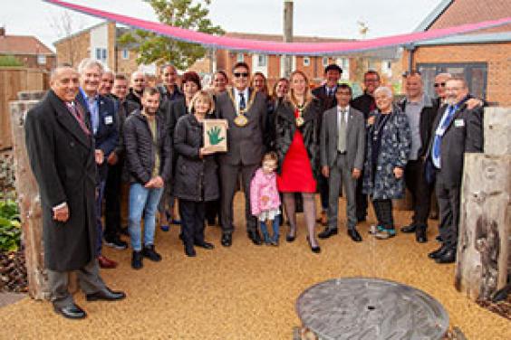 Opening of the Greenfingers Nest & Rest Garden